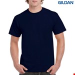 Gildan Plain Cotton Tee - navy